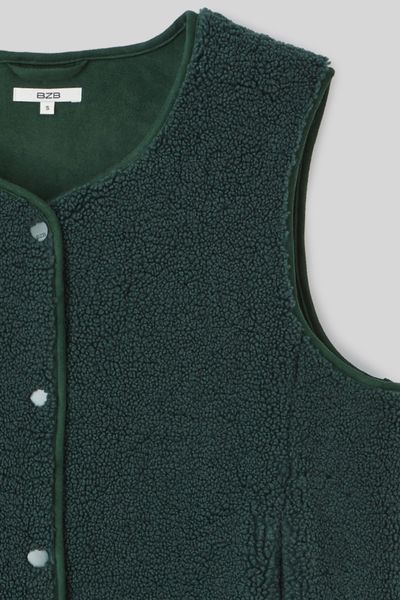 Gilet sherpa sans manches