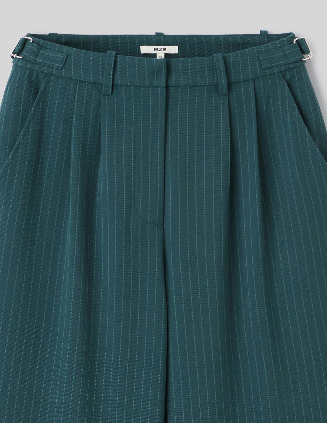 Pantalon tailleur en polyester recycl&eacute;