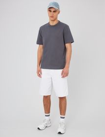 T-shirt lourd touché peau de pêche
