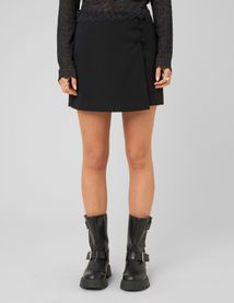 Jupe short en polyester recycl&eacute;