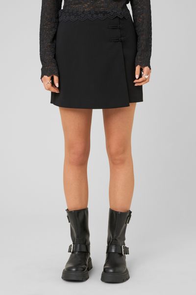 Jupe short en polyester recycl&eacute;