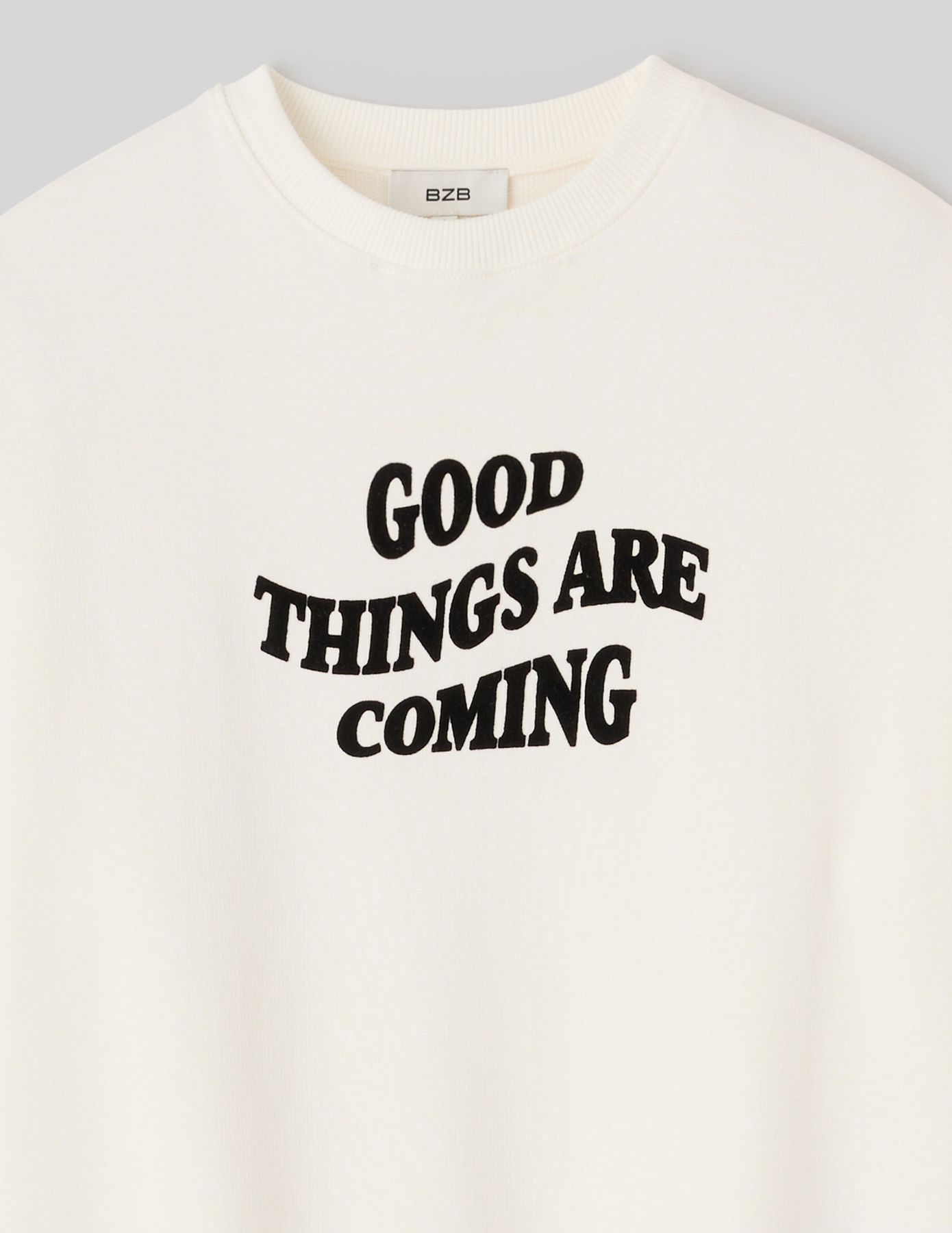 Sweat col rond imprim&eacute;