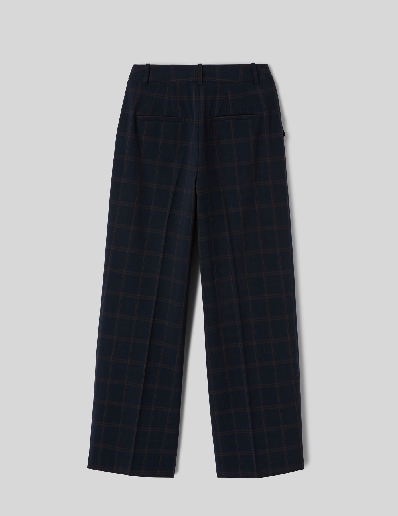 Pantalon carreaux &agrave; pinces