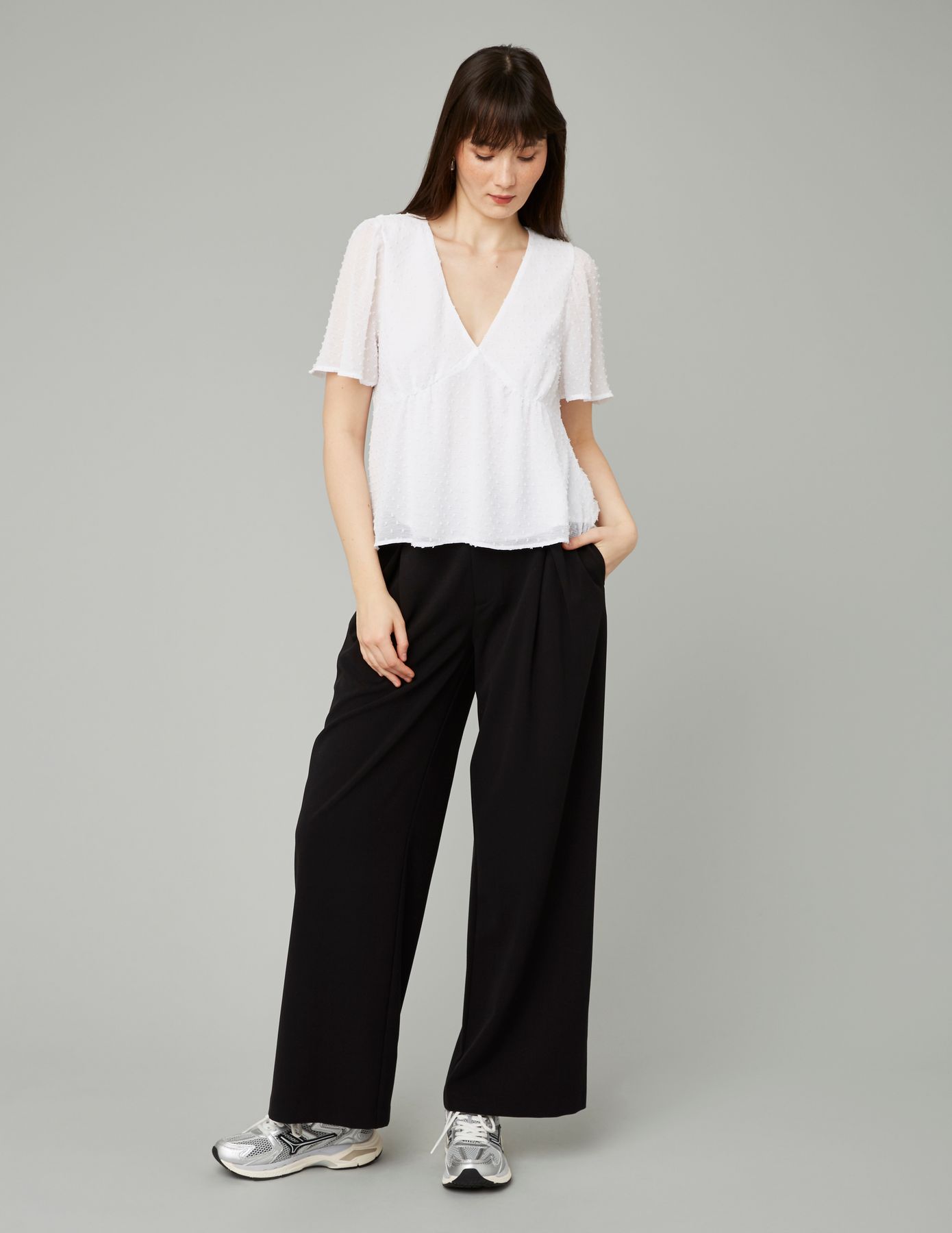 Blouse en plumetis