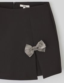 Jupe short portefeuille nœud