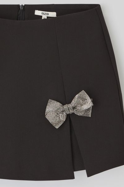 Jupe short portefeuille nœud