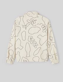 Veste imprimée zippée