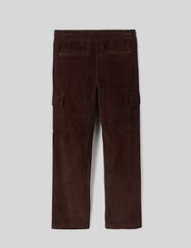Pantalon cargo velours