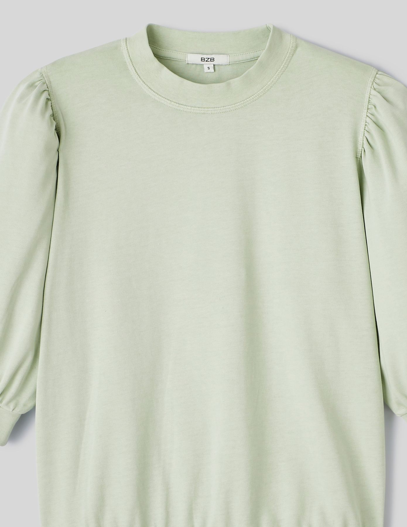 Sweat délavé avec fronces
