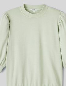 Sweat délavé avec fronces