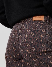 Jean imprimé léopard