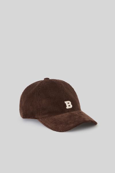 Casquette en velours côtelé