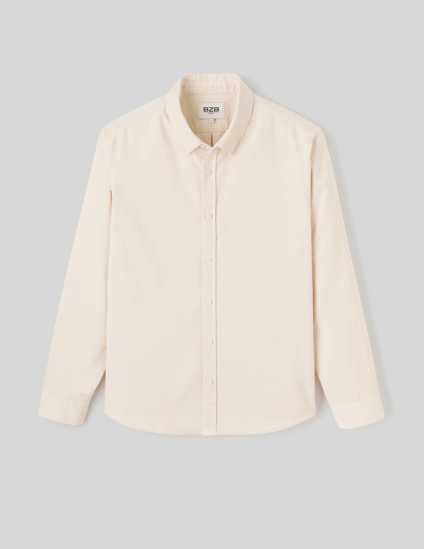Chemise velours unie