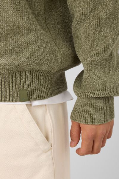 Pull chenille col montant