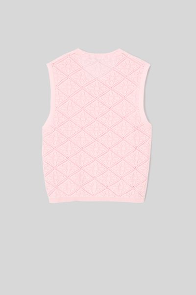 Gilet sans manches en crochet