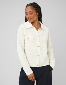 Gilet boutonn&eacute; col polo