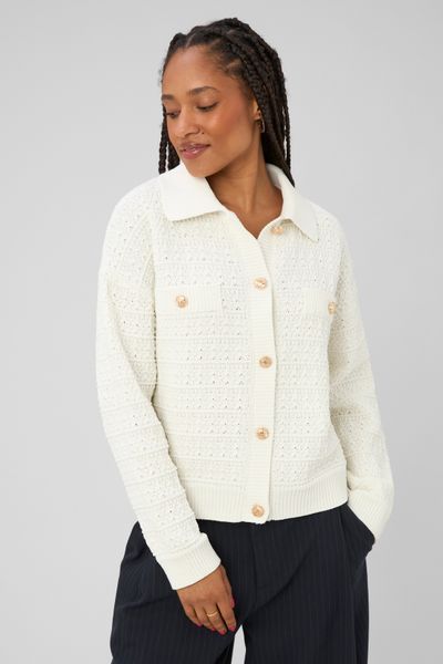 Gilet boutonn&eacute; col polo