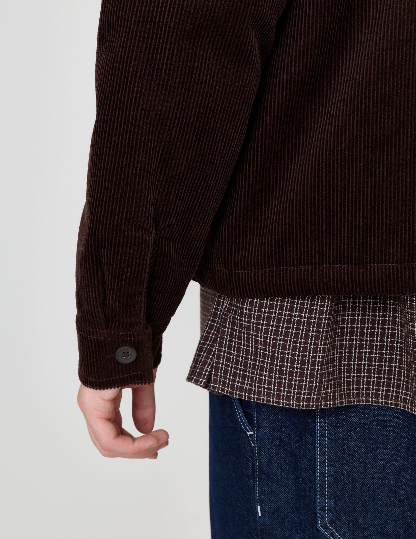 Veste surchemise velours