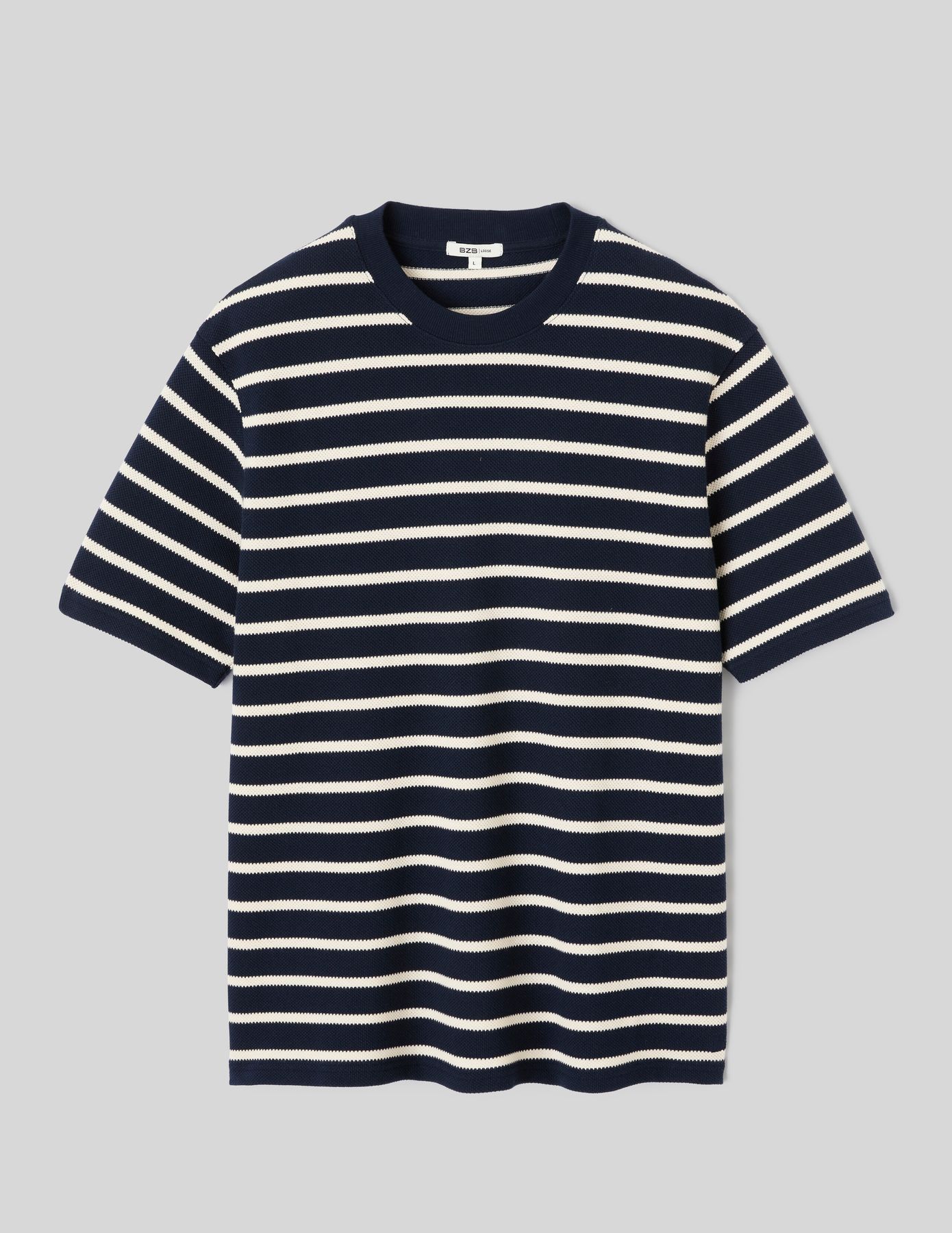 T-shirt mati&egrave;re gaufr&eacute;e