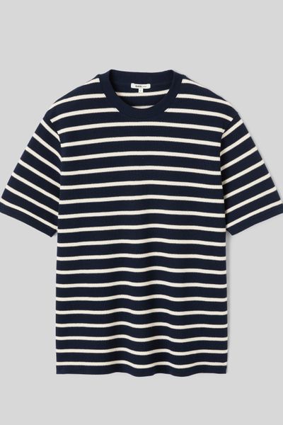 T-shirt mati&egrave;re gaufr&eacute;e