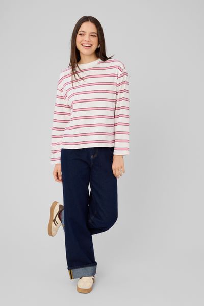 T-shirt ray&eacute; manches &eacute;vas&eacute;es