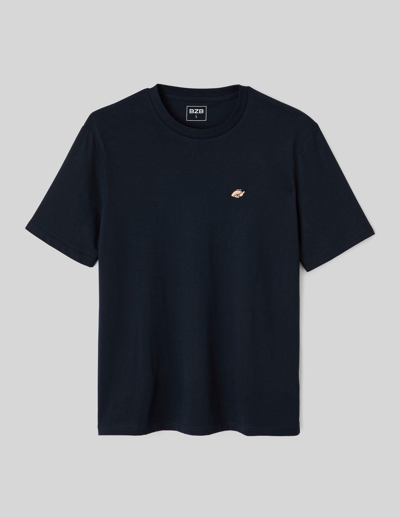 T-shirt broderie poitrine