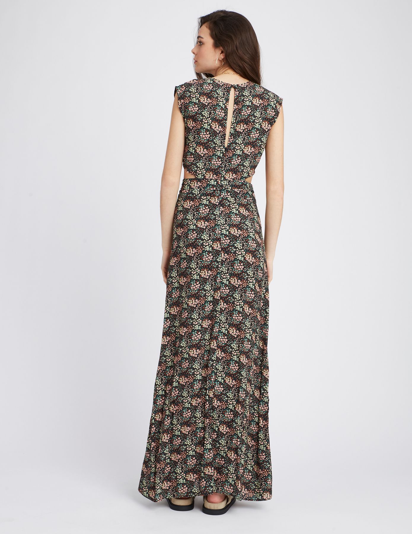 Robe longue imprimée