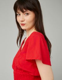 Blouse en broderie anglais