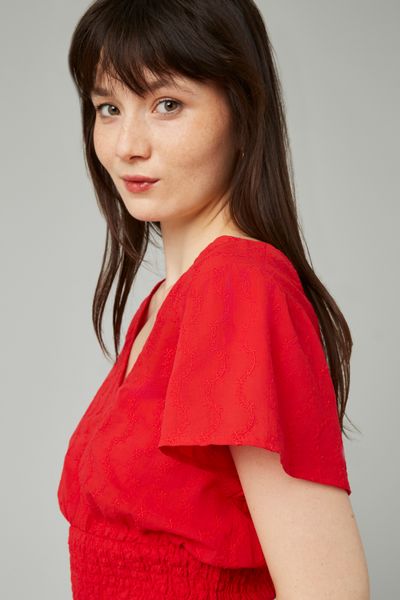 Blouse en broderie anglais