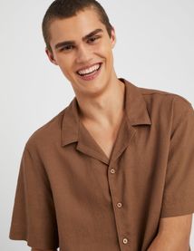 Chemisette en viscose lin