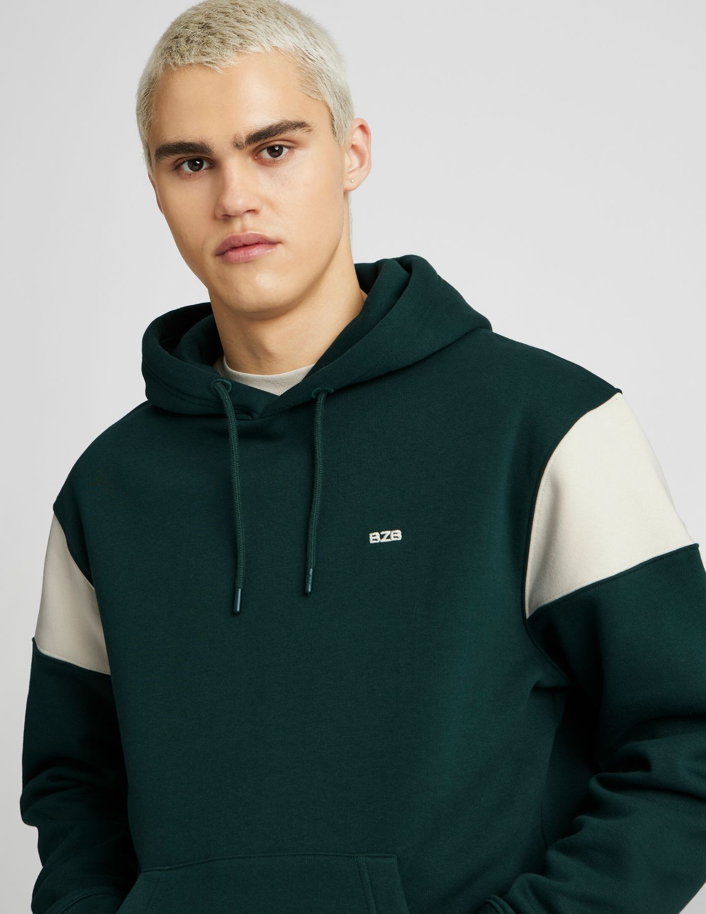 Sweat à capuche colorblock