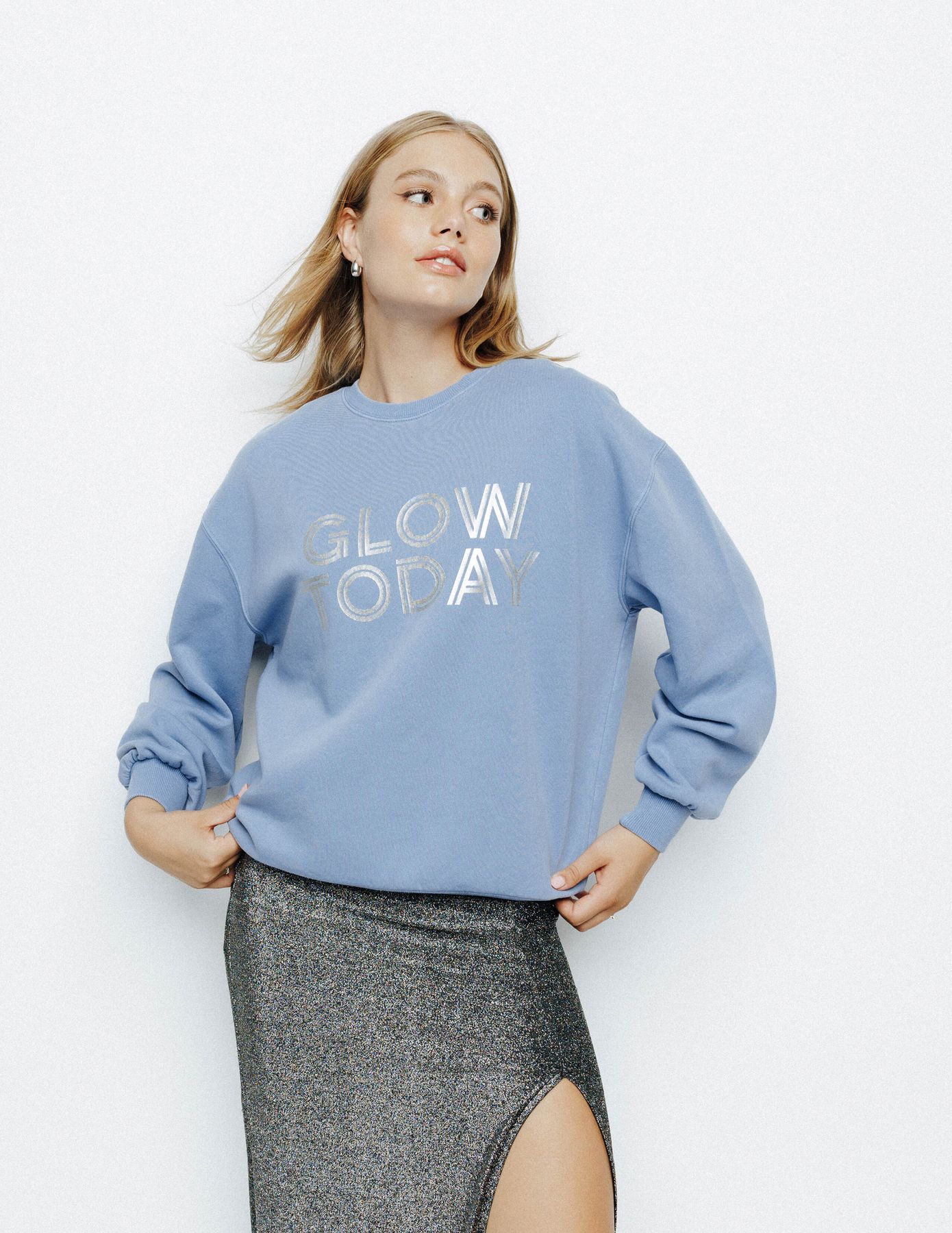 Sweat col rond imprimé