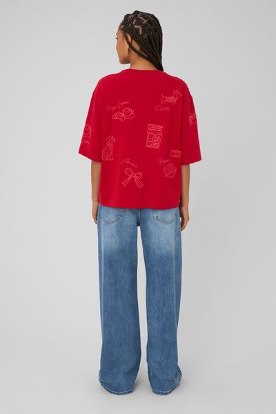 T-shirt brod&eacute; devant /dos