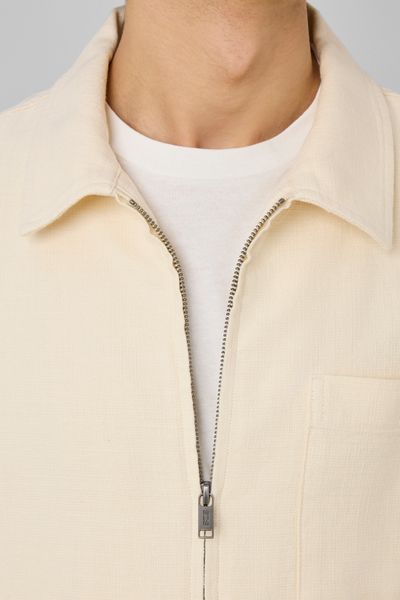 Veste zipp&eacute;e textur&eacute;e