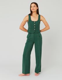Pantalon fluide à pinces