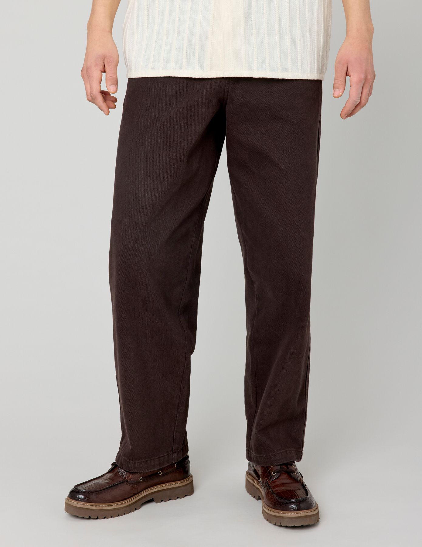 Pantalon chino large