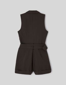 Combinaison short ray&eacute;