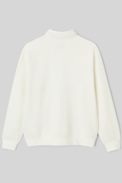 Sweat col polo zippé
