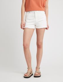 Short en jean raw cut