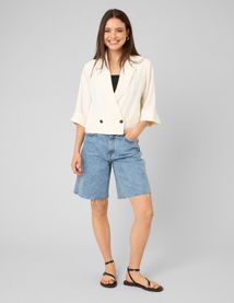 Veste blazer crois&eacute;e