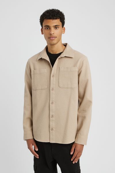 Surchemise unie gaufr&eacute;e