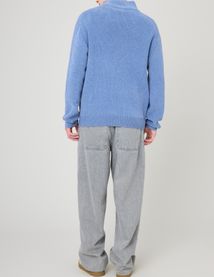 Pull chenille col montant