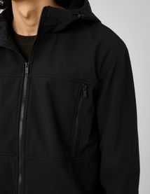 Veste &agrave; capuche zipp&eacute;e
