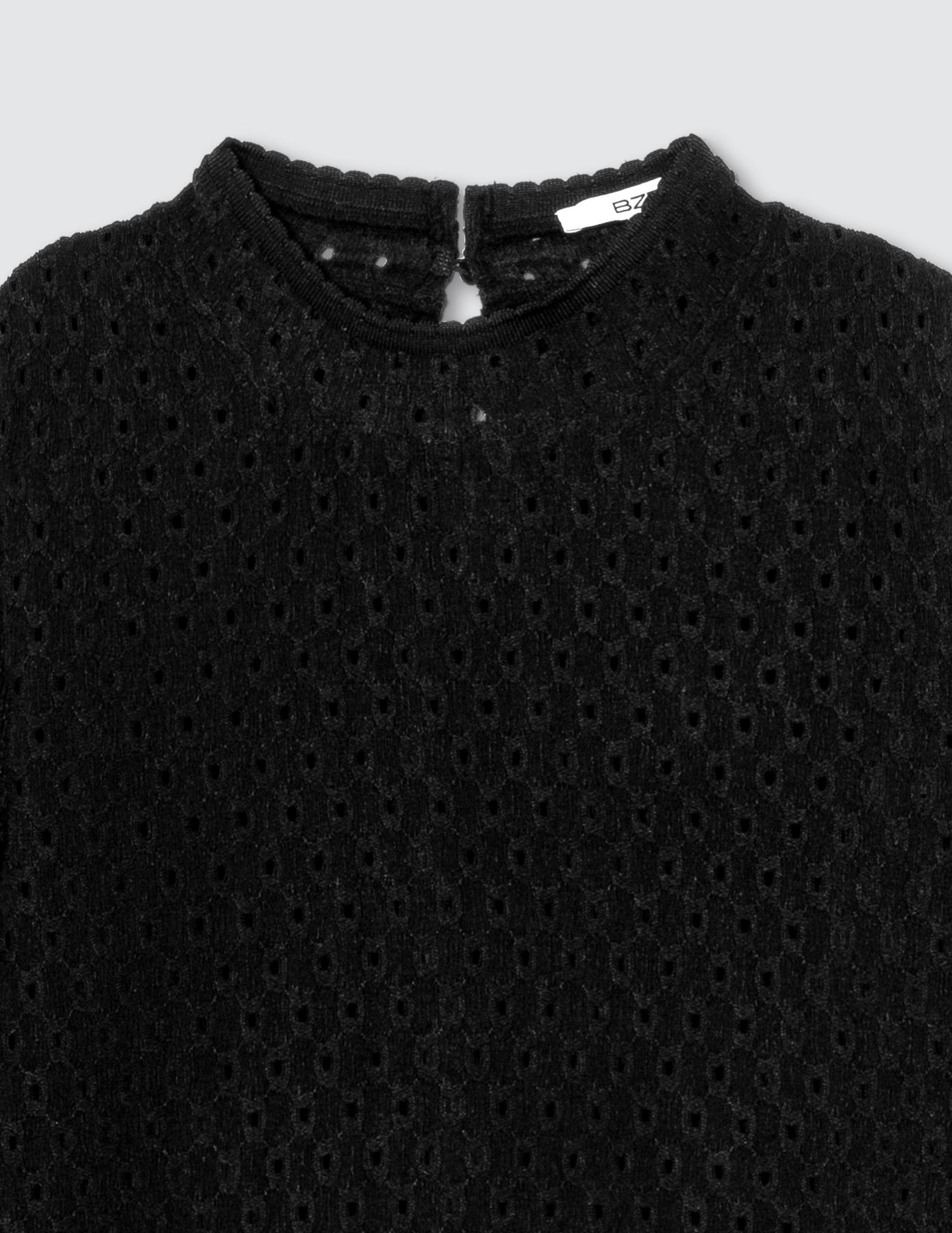 T-shirt ajouré uni