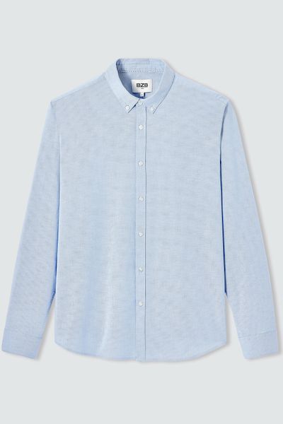 Chemise unie ajustée