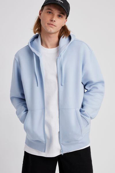 Sweat zipp&eacute; &agrave; capuche