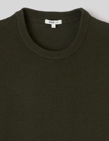 T-shirt maille textur&eacute;e