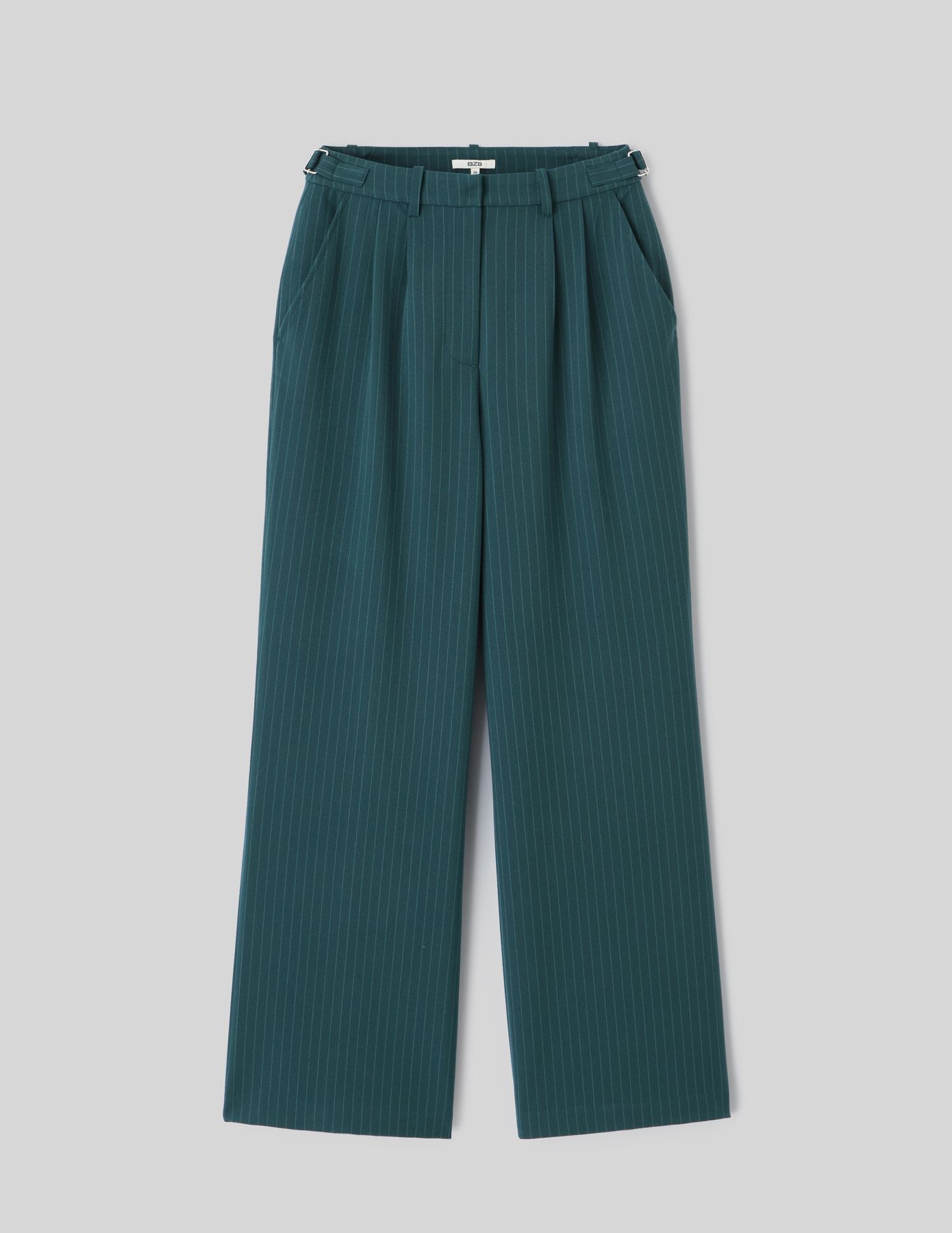 Pantalon tailleur en polyester recycl&eacute;