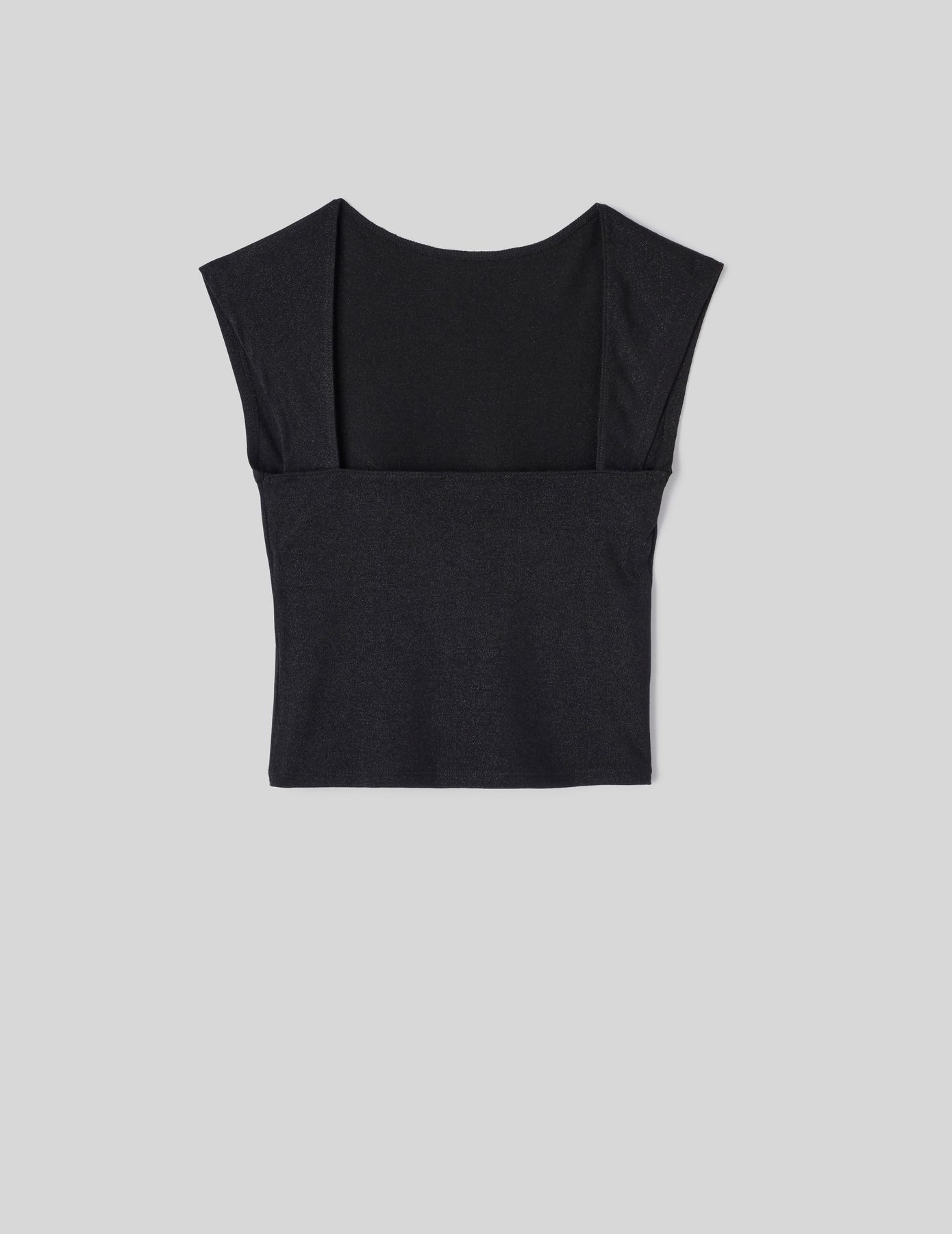 T-shirt dos nu paillet&eacute;