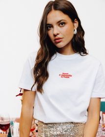 T-shirt imprim&eacute; devant/dos